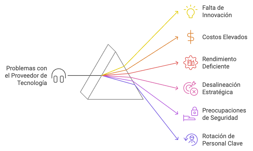 dependencia del proveedor de software