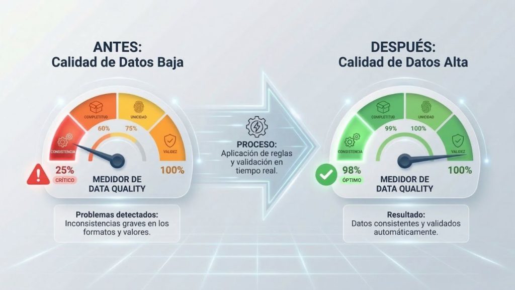 como medir la inconsistencia de datos